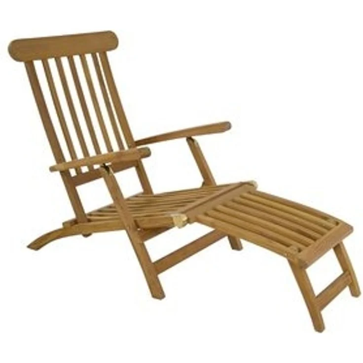 Lesli Living Gartenliege Lesli Living Deckchair "Derry" Teak – Bild 6
