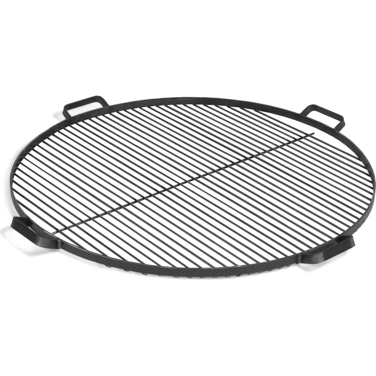 CookKing Grillrost mit 4 Griffen, Naturstahl stahlgrau, Ø 70 cm – Bild 1