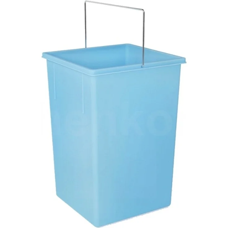 Hailo Inneneimer 1221209 blau 15 Liter 220 x 230 x 350 mm mit Deckel – Bild 2