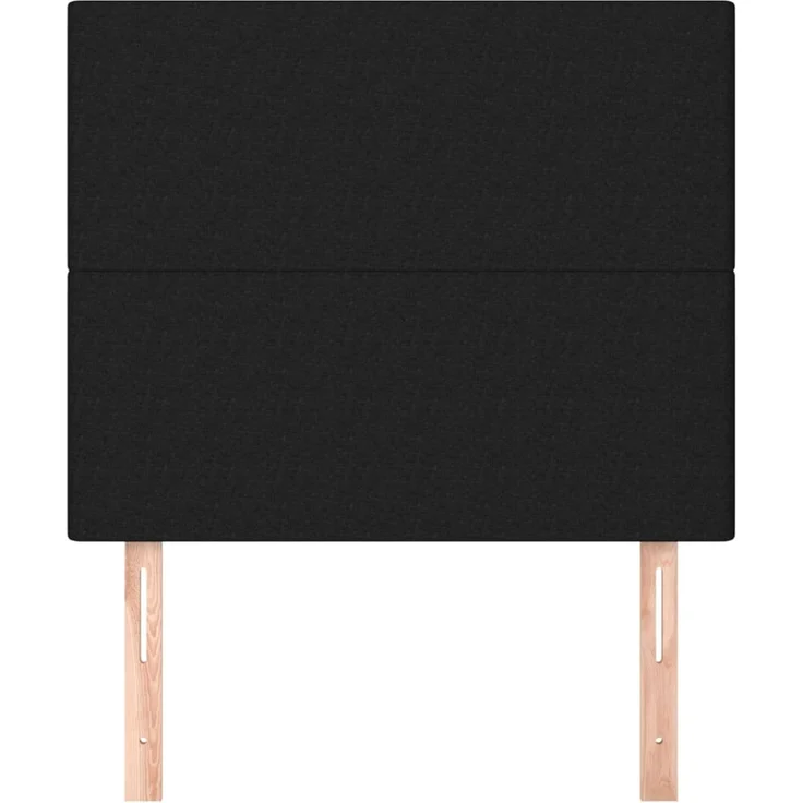 vidaXL Kopfteile 2 Stk. Schwarz 80x5x78/88 cm Stoff 3116028 – Bild 3