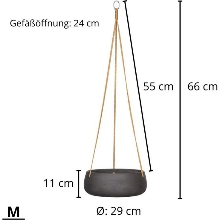 finestgreen Blumenampel Handgefertigte Blumenampel Hanging Eileen – Bild 2