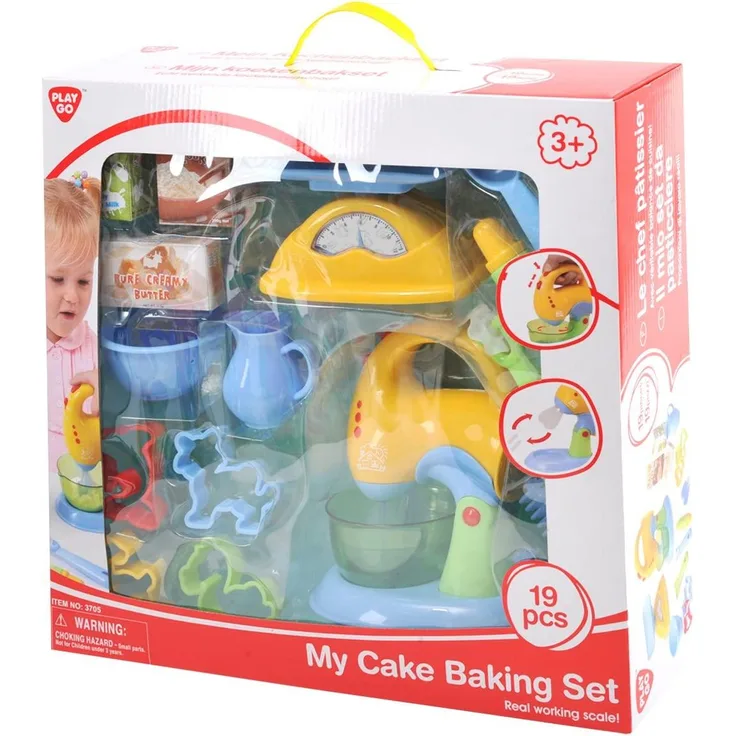 Playgo Küchengeschirr Grillset für Puppenküche 8 teilig