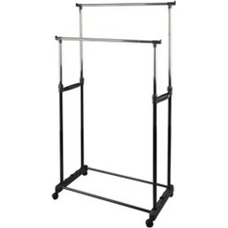 Urban Living Kleiderständer Kleiderständer Garderobenständer Garderobe, mit 4 Rollen, höheverstellbar 95-175 cm – Bild 4