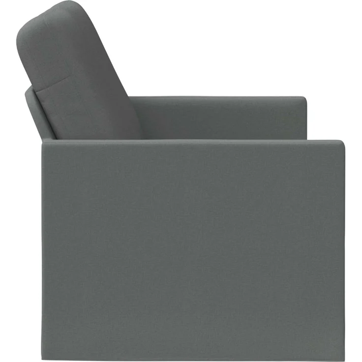 vidaXL 2-Sitzer Sofa Dunkelgrau 130 x 81 x 82 cm Stoff 42041041 – Bild 3