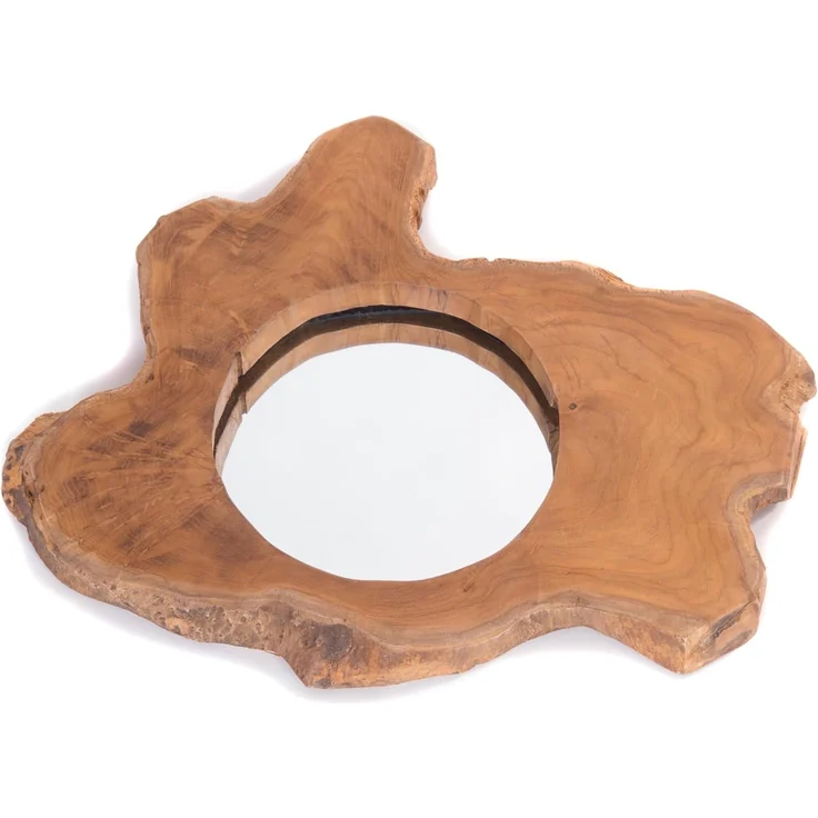 DESIGN DELIGHTS Wandspiegel WANDSPIEGEL "TIKO", 40 cm, Massivholz Wurzelholz Spiegel – Bild 1