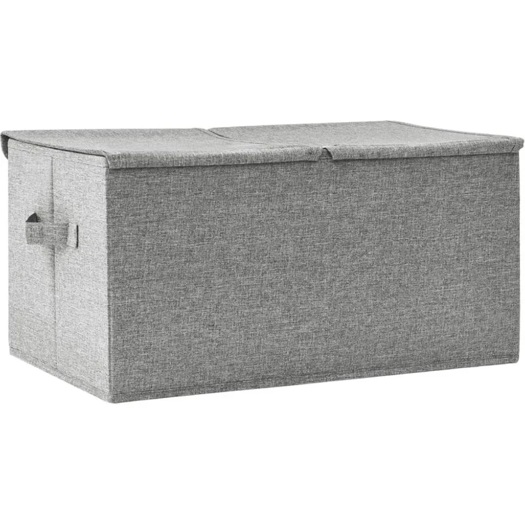 vidaXL Aufbewahrungsbox Stoff 50x30x25 cm Grau 332914 – Bild 11