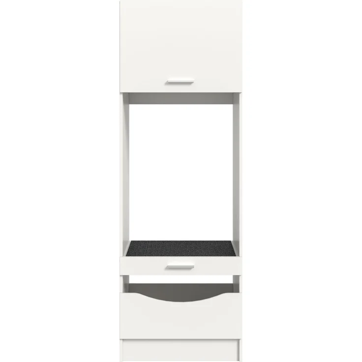 Waschmaschinenschrank (B/H/T: 66x195x68 cm) in weiß Nachbildung – Bild 4