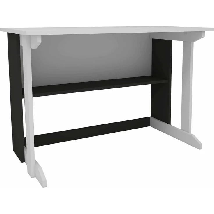 Skye Decor 'Pillar - White, Anthracite' Schreibtisch, Weiß / Anthrazit, 100 x 74,3 x 55,5 cm – Bild 3