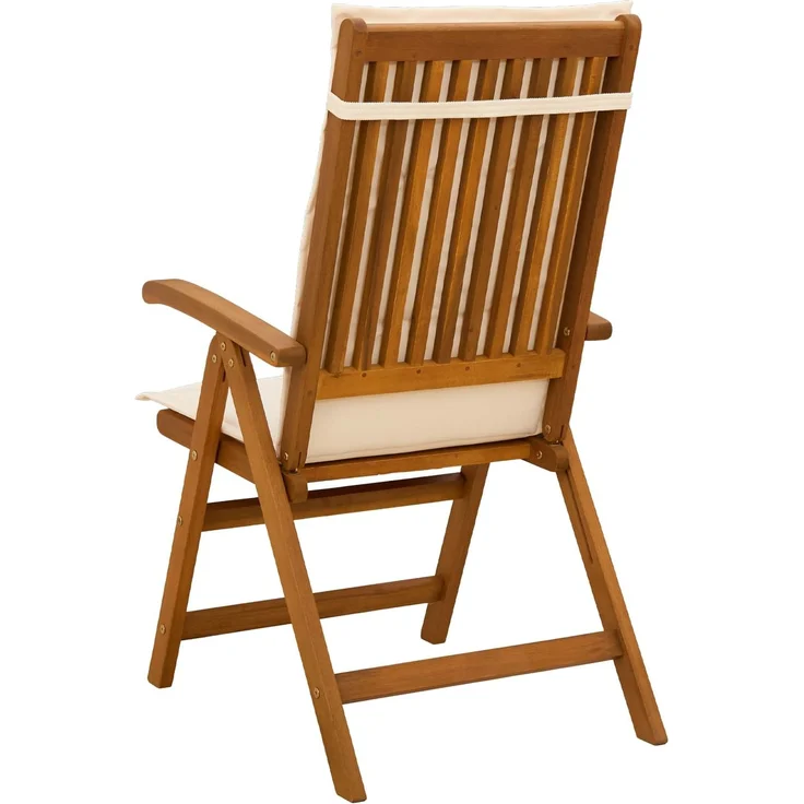 vidaXL Liegestühle für den Garten 3 stk. Natur Massivholz Akazie 42041433 – Bild 4
