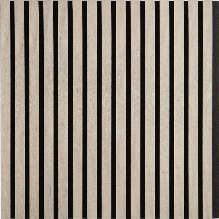Akustikpaneel 60 x 60 cm 1 Stück Akustikpaneele Holz Grau Paneele Wandpaneele Deckenpaneele 3D Wandpaneel Wandverkleidung Dekorpaneel