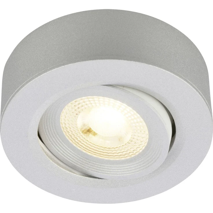 Briloner LED-Einbauleuchten Mini 2in1 Ein-& Aufbau 9W 500lm chrom dimmbar – Bild 1