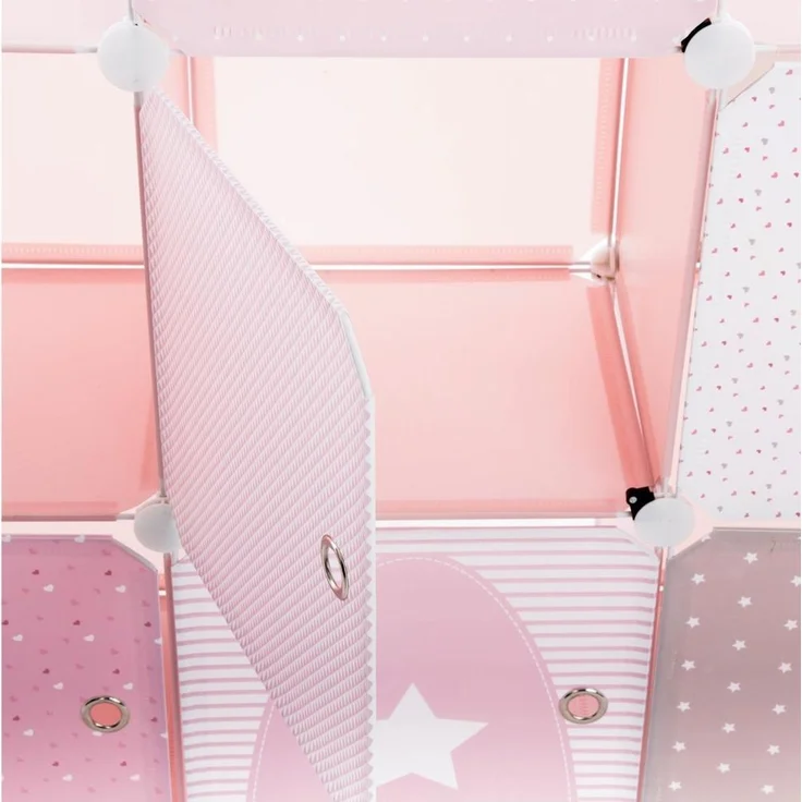 ATMOSPHERA Schrank mit Schubladen für kleine Gegenstände für Kinderzimmer, 94,5 x 32 x 109 cm Rosa – Bild 3