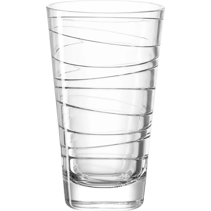 Leonardo 'Vario Struttura' Trinkglas, Kalk-Natron Glas, 280 ml, 6x Trinkglas, Transparent – Bild 2