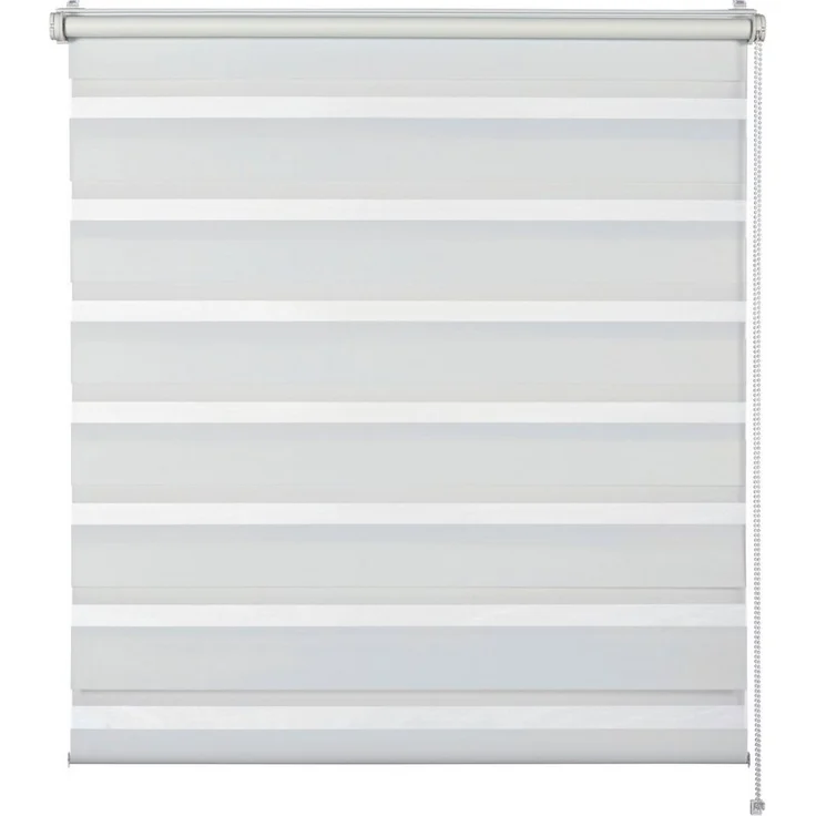 Doppelrollo Tilda, SCHÖNER WOHNEN-Kollektion, transparent, mit Bohren/ohne Bohren, freihängend, Klemmfix, geklemmt, silberne oder weiße Rollo-Technik – Bild 5