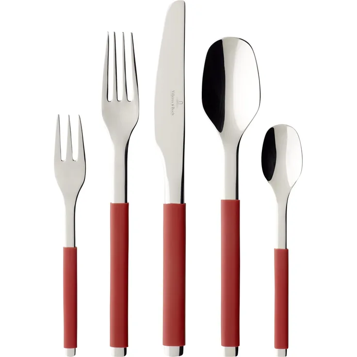 Villeroy & Boch S+, Cranberry, Tafelbesteck, 30-teilig