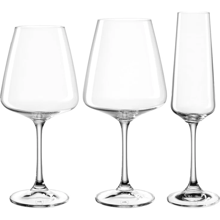 LEONARDO Gläser-Set Kelchglasset PALADINO, 12-teilig, Kristallglas, spülmaschinengeeignet – Bild 2