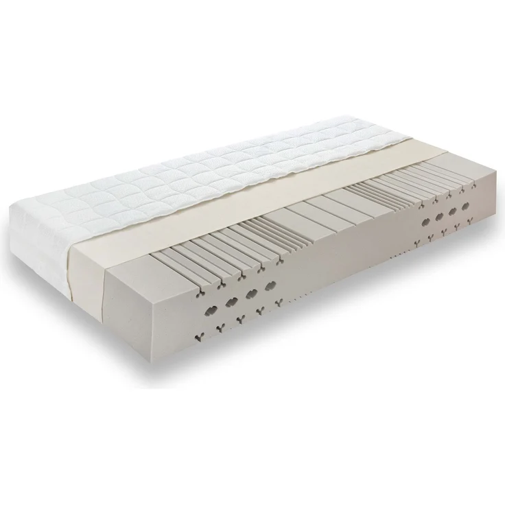 Betten-ABC Mammut – 7-Zonen-Kaltschaummatratze für Seitenschläfer, Härtegrad H2 bis H5, Größe: 90x220, Härtegrad: H4 – Bild 1