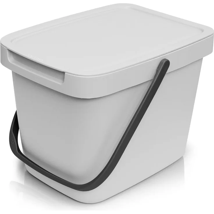 YourCasa Biomülleimer YourCasa® Biomülleimer Küche 6L Komposteimer für alltäglichen Biomüll, Mit Wandhalterung