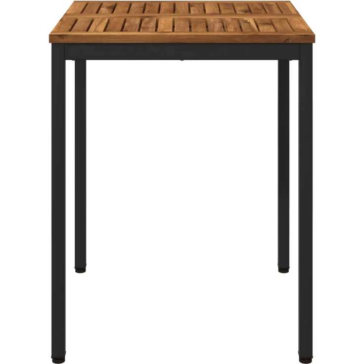 vidaXL Gartentisch NAARDEN Natürlich und Schwarz 60 x 60,5 x 75 cm 901304 – Bild 3