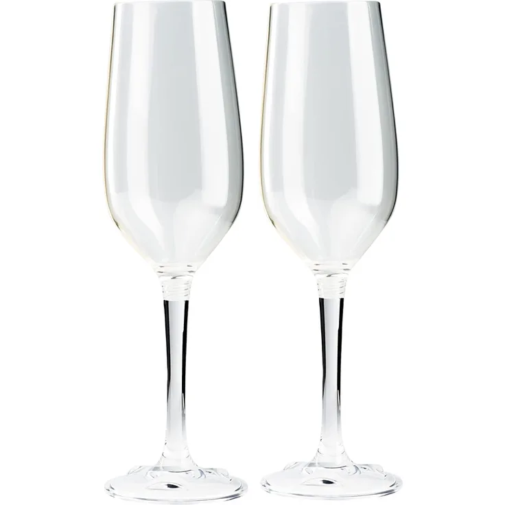 GSI Outdoors Nesting Champagne Flute Set Champagnerflöte 180 ml Transparent 260 mm 61 mm 61 mm