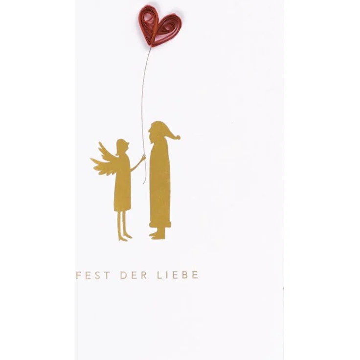 Räder Weihnachts Quillingkarte Fest Der Liebe