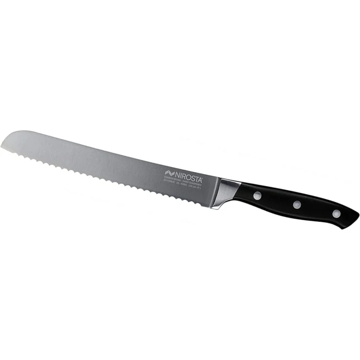 KNIVES 43902 TRINITY Brotmesser 34 cm mit genietetem Griff / Nirosta / CCrMoV – Bild 1