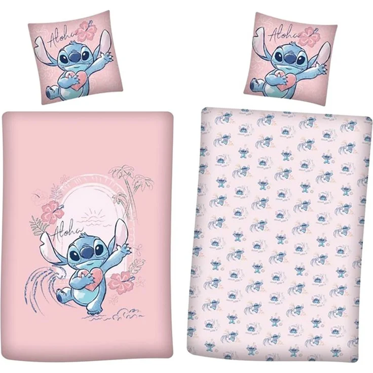 Disney Lilo und Stitch Wende Bettwäsche 2tlg 135 x 200 cm – Bild 2