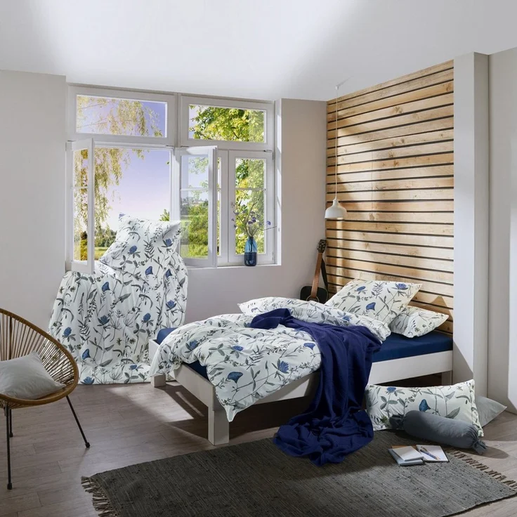 Erwin Müller Bettwäsche Bettwäsche, Jersey, Single-Jersey Blumen – Bild 3