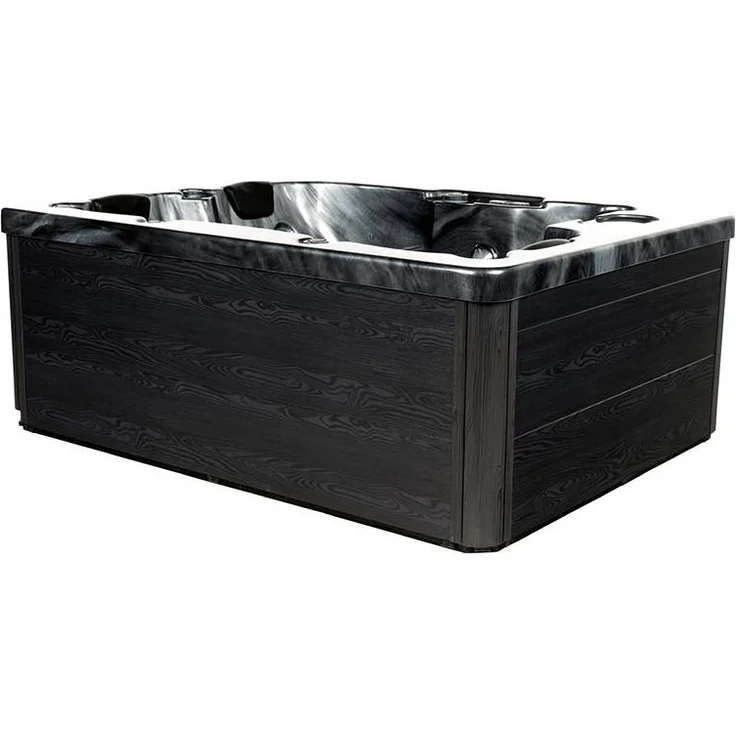 HOME DELUXE Outdoor-Whirlpool 'Black Marble Pure', 210 x 160 cm, für 3 Personen – Bild 6