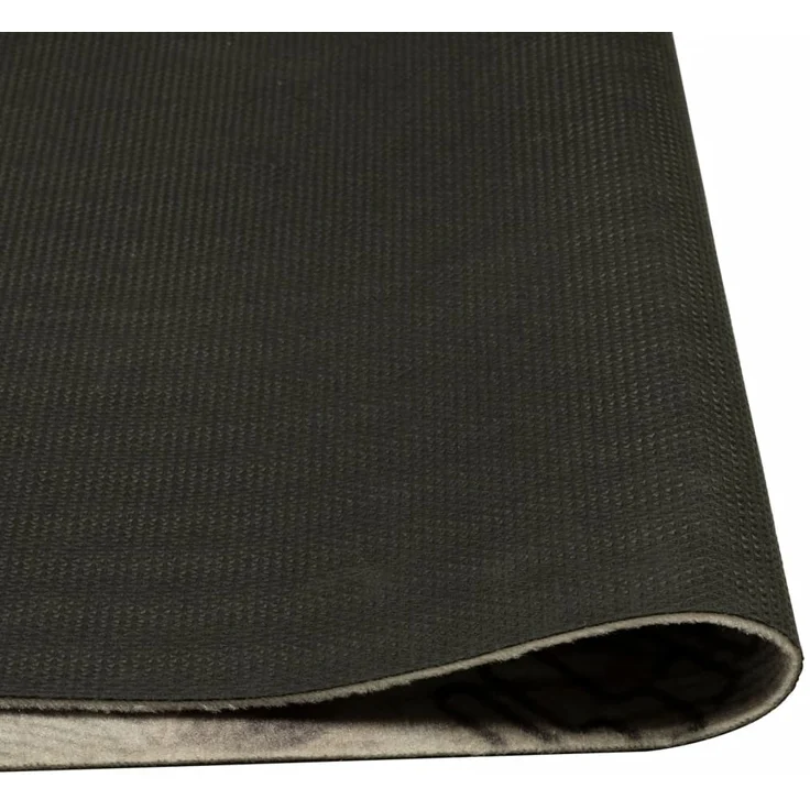 vidaXL Küchenteppich Waschbar Kaffee Grau 60x180 cm Samt 4005582 – Bild 3