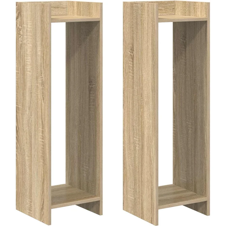 vidaXL Pflanzenständer 2 stk. Sonoma-Eiche 30 x 30 x 100 cm 899567 – Bild 2