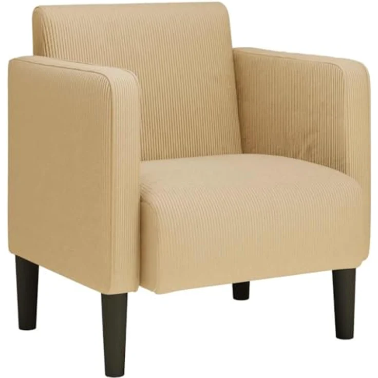 vidaXL Sessel mit Armlehnen Graugrün 54 cm Cordstoff 4100519 – Bild 1