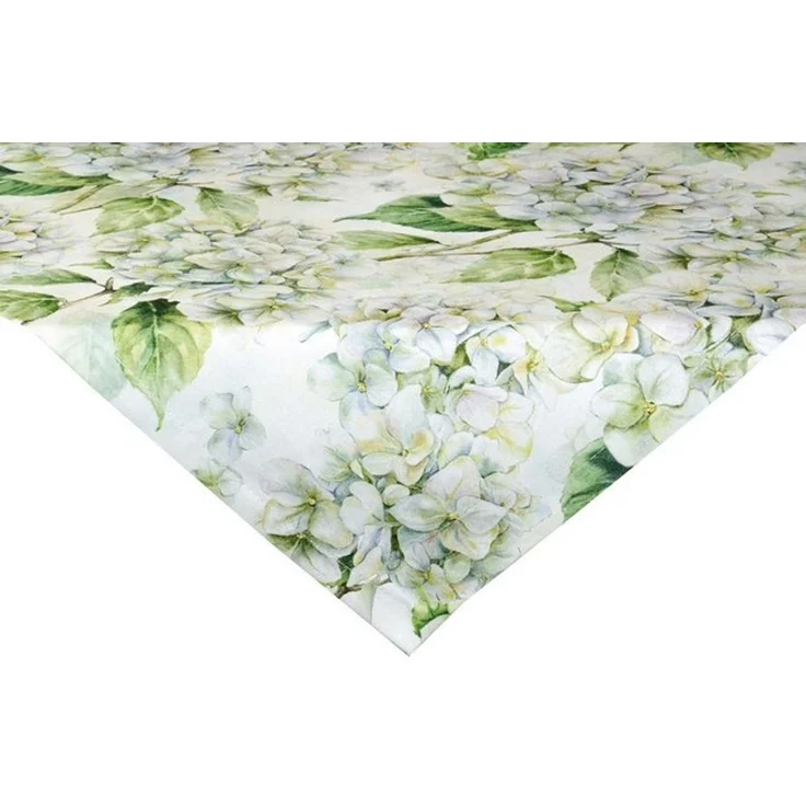beties Mitteldecke Landlust-Hortensie (1-tlg, 1 Stück), 100% Baumwolle, Hortensien in weiß, verschiedene Größen – Bild 4
