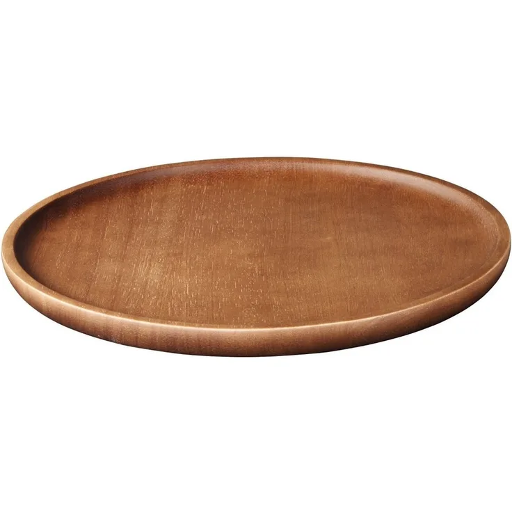ASA Selection wood Holzteller Akazie massiv, Dekoteller, Teller, Schale, Akazienholz, Braun, D 30 cm, 93901970