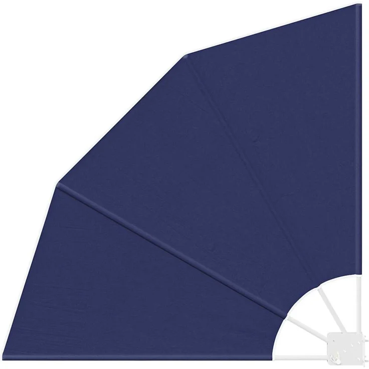 vidaXL Balkon Sichtschutz 115 x 115 cm Polyester Marineblau 42000906 – Bild 2
