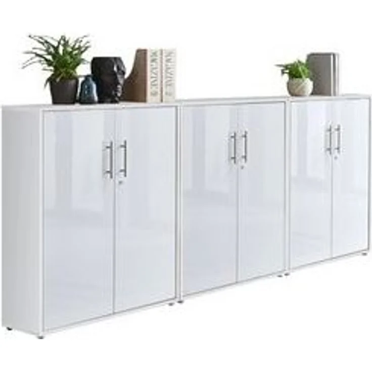 moebel-dich-auf Aktenschrank OFFICE EDITION (Set 9, Büroschrank abschließbar mit Metallgriffen) Made in Germany – Bild 4