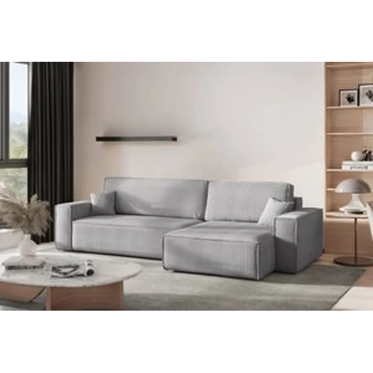 Kaiser Möbel Ecksofa mit schlaffunktion und bettkasten, Eckcouch BEST XL stoff Poso, Mit Bettfunktion und Bettzeugfach – Bild 6