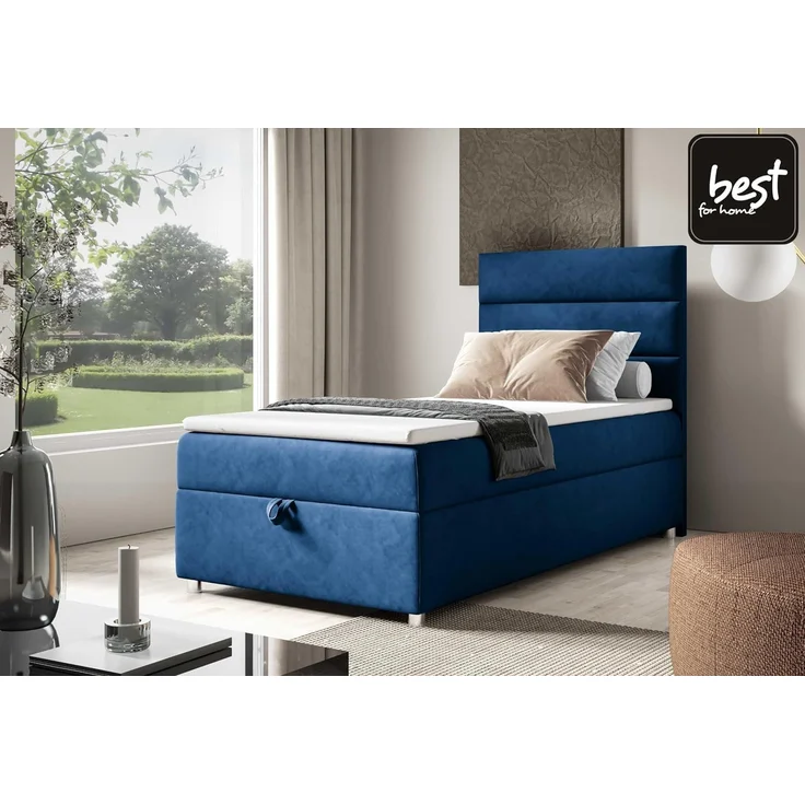 Best For Home Box Spring Bed with 7-Zone Bonell Spring Mattress, Box Spring Bed with Mattress and Storage Space – Bild 2