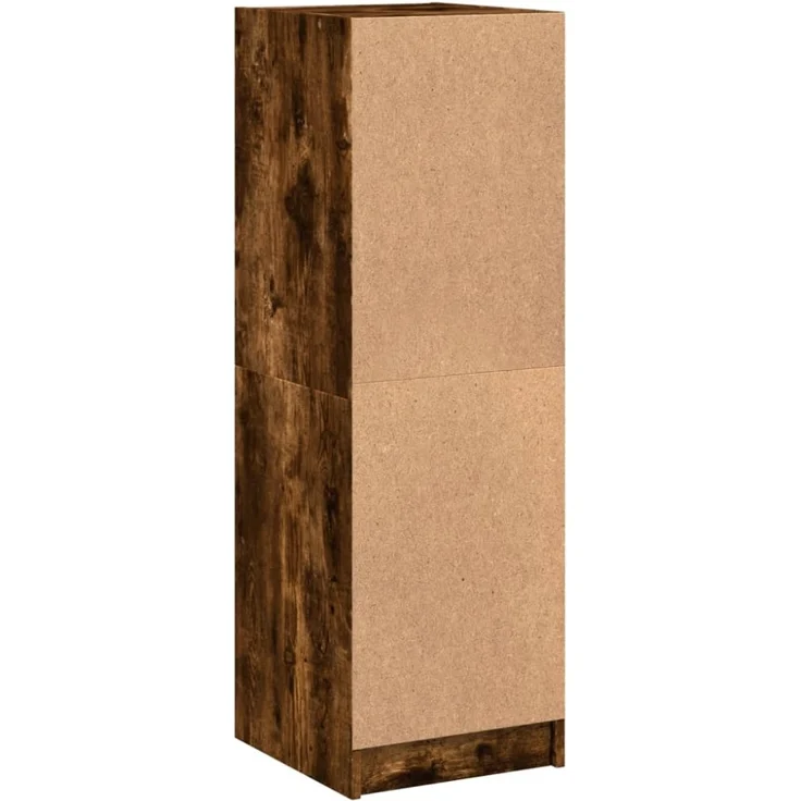 vidaXL Highboard mit Glastüren Räuchereiche 35x37x109 cm 836389 – Bild 12