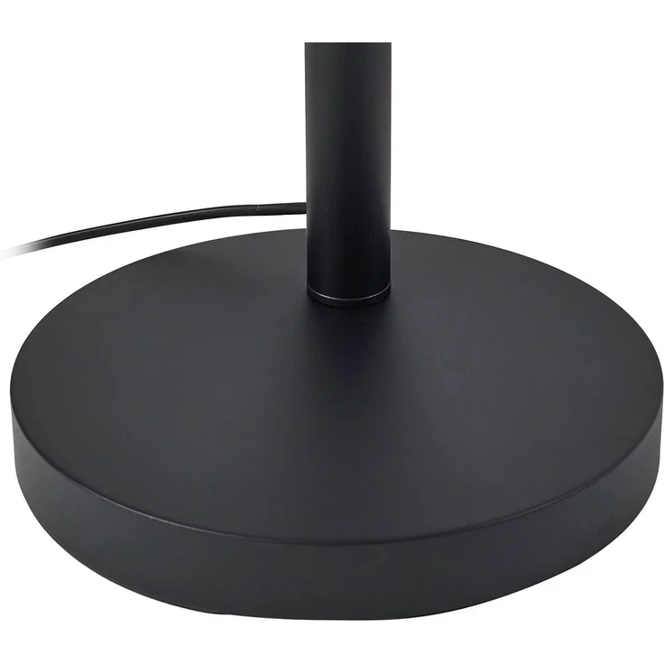 Lindby Stehlampe Nanika, Leuchtmittel nicht inklusive, Modern, Stahl, Textil, Kunststoff, Schwarz, gold, 3 flammig, E27 – Bild 9