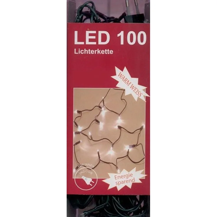 Lichterkette 100LED warmweiß Weihnachtsbaumbeleuchtung Weihnachtsdeko Partylicht