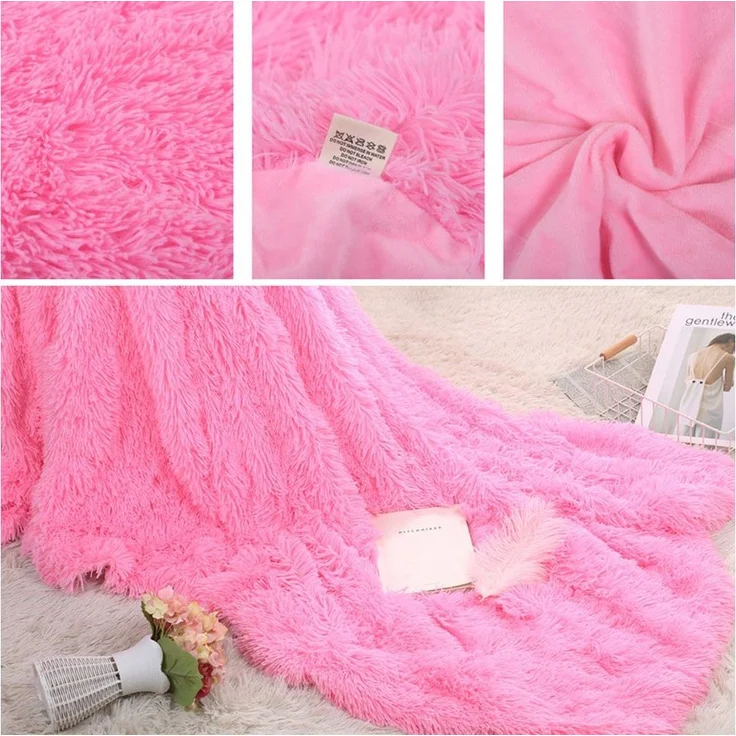Wohndecke Kuscheldecke Flauschig,Ultraweiche Fleecedecke Leichte Warme Sofadecke, TUWENA, Wohn Kuscheldecke, Gemütliche Couchdecke, Atmungsaktiv & Pflegeleicht – Bild 3