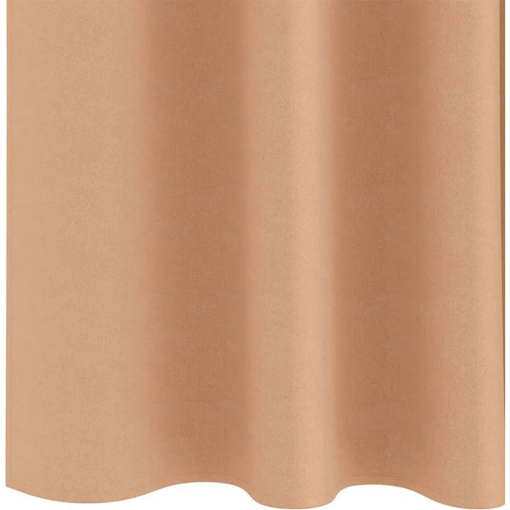 vidaXL Verdunkelungs-Vorhänge mit Ringen 2 stk. Hellbraun 260 x 140 cm 4107482 – Bild 6