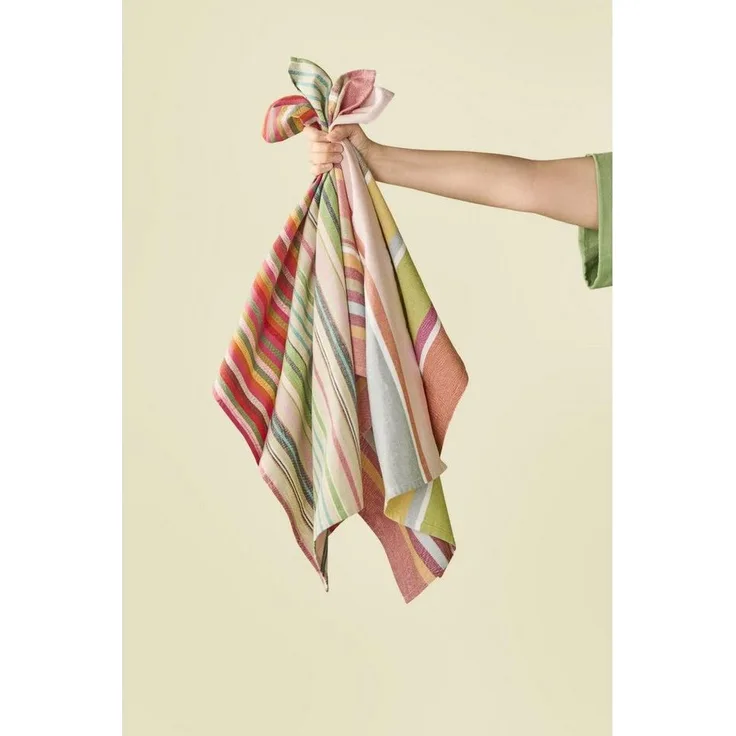 Ib Laursen Geschirrtuch Ib Laursen Geschirrtuch Streifen Multicolor gebündelt (3er-Set)