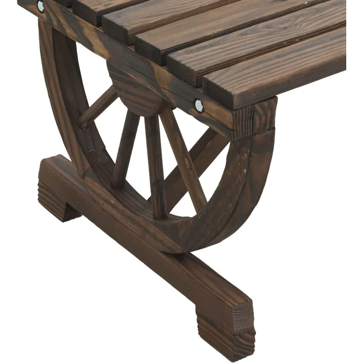 vidaXL Garten-Fußhocker 40x36,5x38,5 cm Massivholz Tanne 365110 – Bild 6