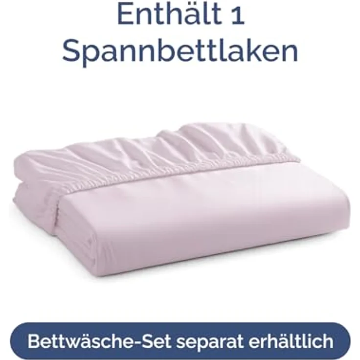 Spannbettlaken 200x220 cm Lavendel - 40cm (16") Tiefe Tasche - Premium Mikrofaser Spannbetttuch - Weich, Knitter- und Bügelfrei - Atmungsaktiv, Hypoallergen und Oeko-TEX Standard 100 Zertifiziert – Bild 4