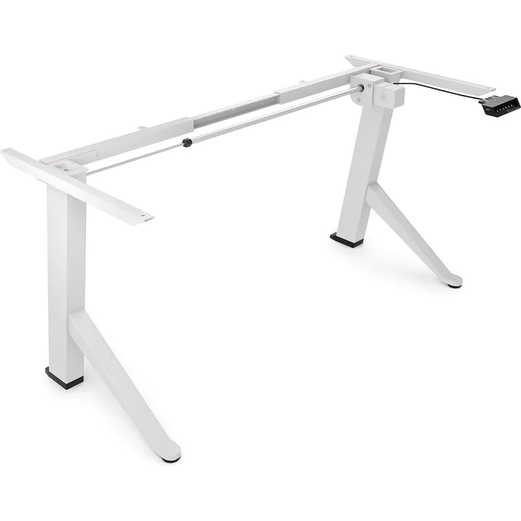 Tischgestell höhenverstellbar elektrisch, höhenverstellbarer Schreibtisch Gestell, Gaming Tisch höhenverstellbar weiß - Ultimate Setup®
