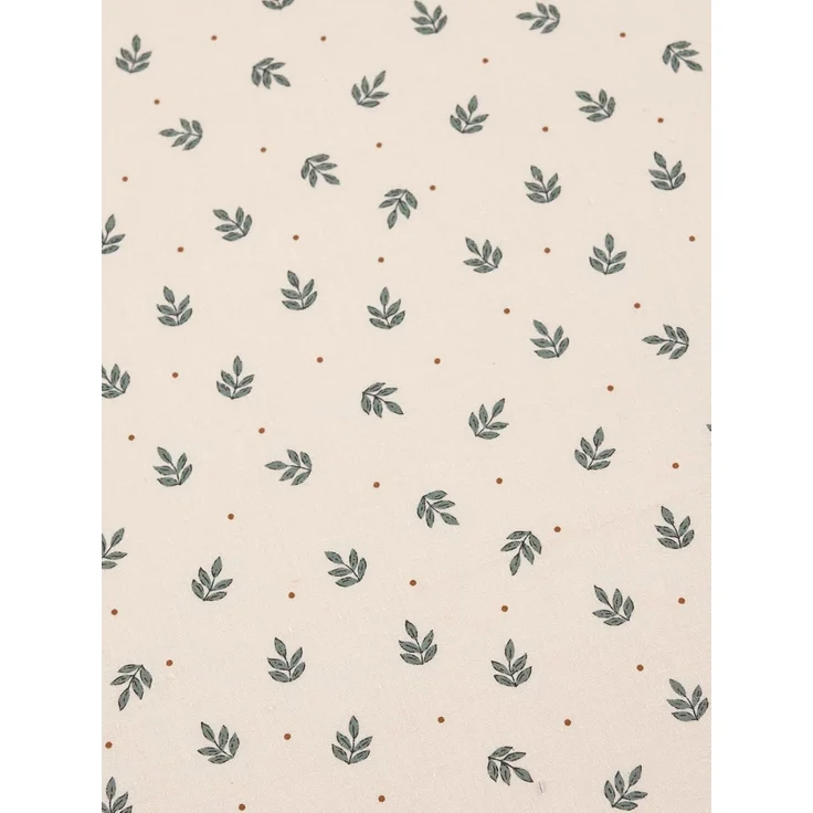 VERTBAUDETKinder Spannbettlaken RETRO FLOWERS mit Recycling-Baumwolleweiß bedruckt90X140 – Bild 2