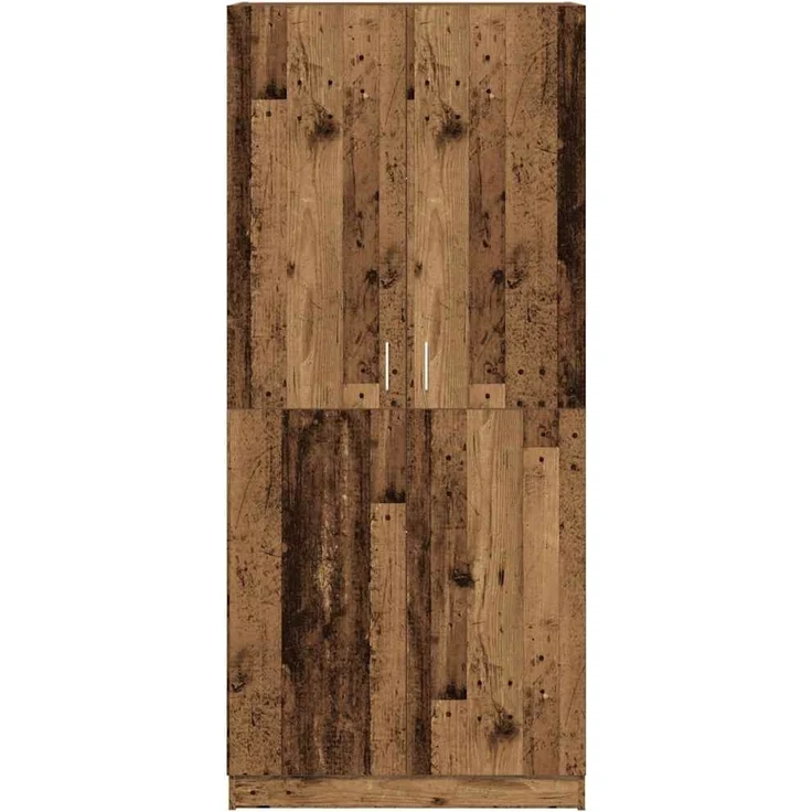 vidaXL Kleiderschrank Altholz-Optik 80x52x180 cm Holzwerkstoff 855882 – Bild 3