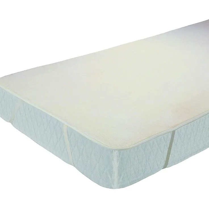 Bierbaum Matratzenschoner Molton-Auflage Premium, 100 Prozent Baumwolle, natur, Made in Germany, 90x200 cm